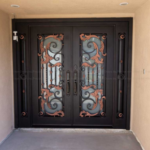 iron entry doors