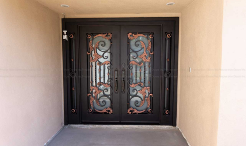 iron entry doors