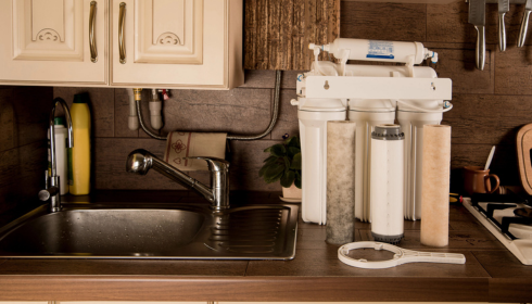 whole house water filter installation